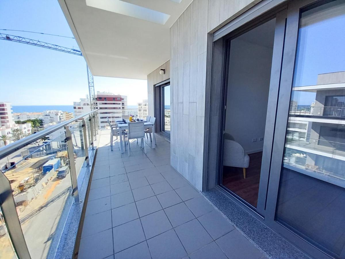 T3 Alto Forte -Vista Mar,Ar Condicionado,Garagem Quarteira Buitenkant foto